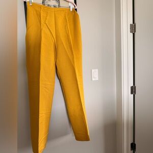 Kasper Audrey Women’s Mustard Straight-Leg Dress Pants